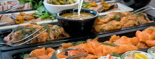 Bakken Mad Buffet Rejer Laks