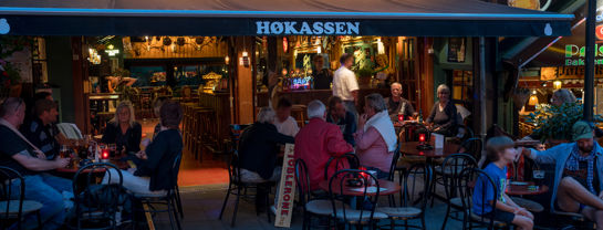 Bakken Pub bar Hoekassen Gruppe Voksen Aften