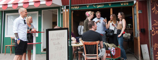 Bakken Pub Bar Hulen Facade Gruppe Voksen Stemning