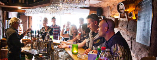 Bakken Pub Bar Hulen Gruppe Voksen Stemning Øltour