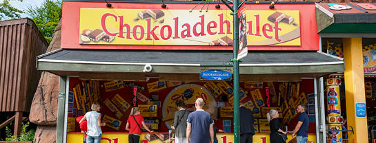 Bakken Spil Sjov Chokoladehjulet Facade