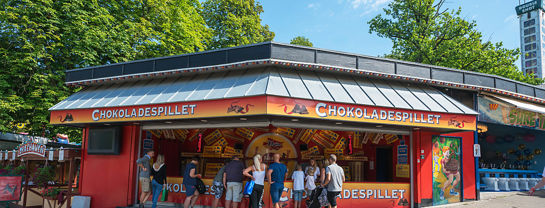 Bakken Spil Sjov Chokoladespillet Facade