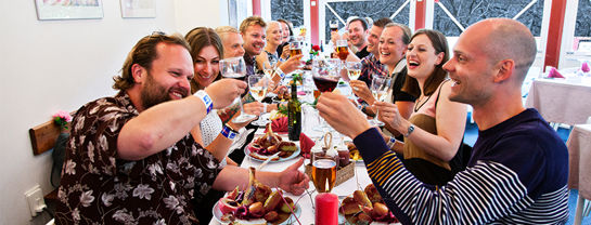 Bakken Jul Julefrokost Gruppe Mad Restaurant
